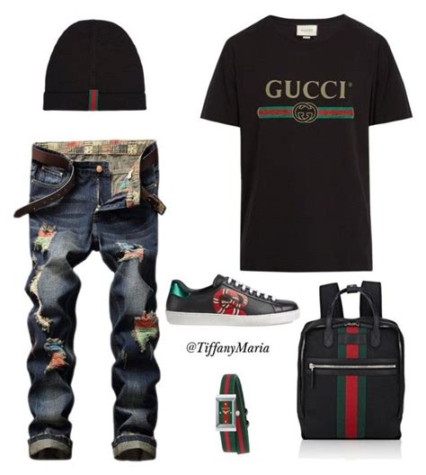 swag gucci outfits for men|cute outfits with gucci belt.